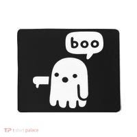 Chunky Ghost Of Disapproval Boo Halloween Mousepad thumb 0