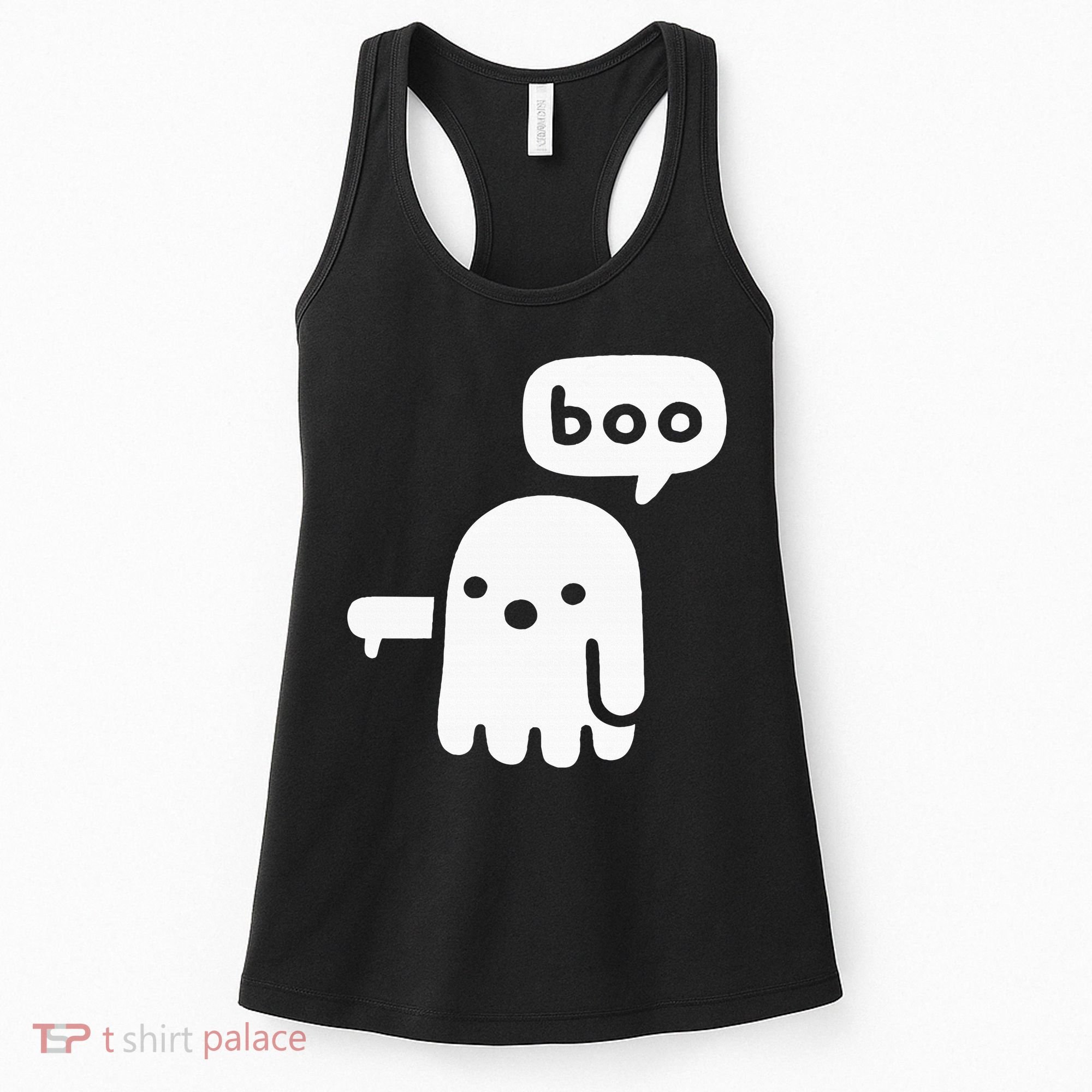 Chunky Ghost Of Disapproval Boo Halloween Women's Tank Top