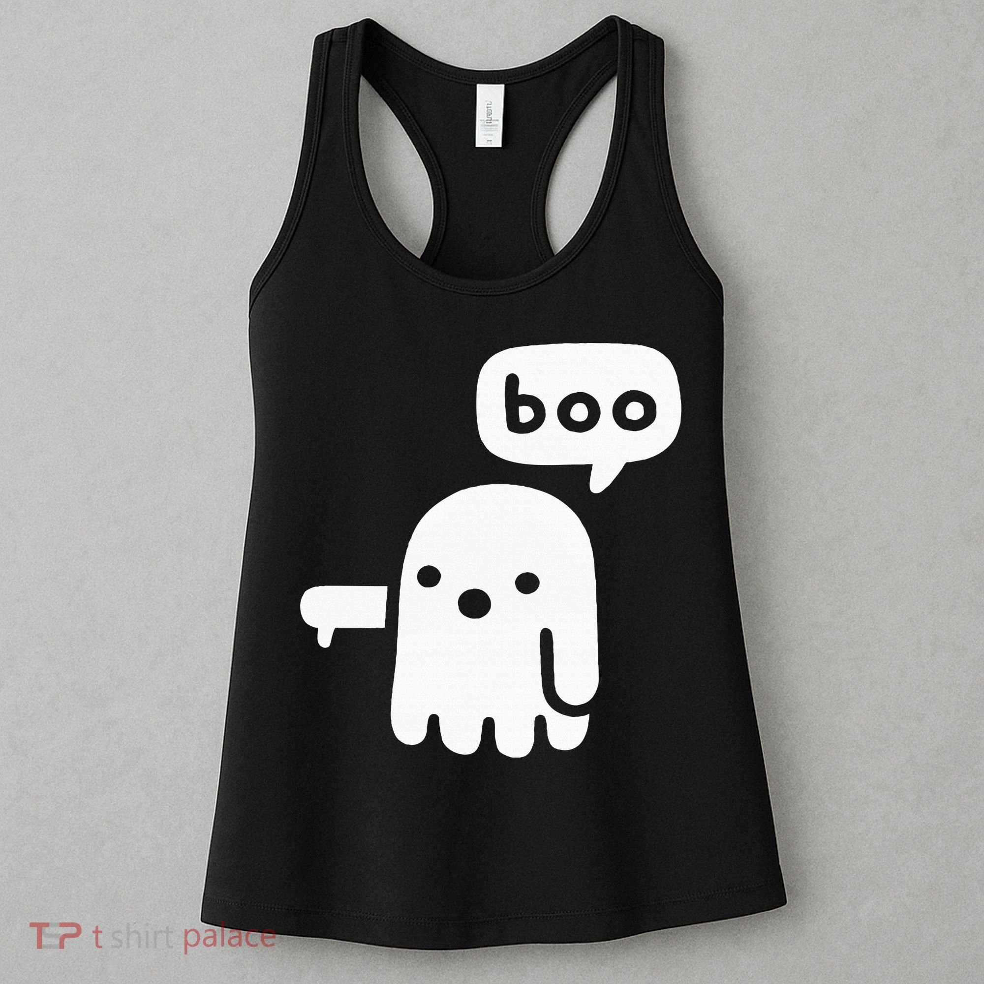 Chunky Ghost Of Disapproval Boo Halloween Women's Tank Top