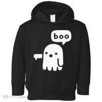 Chunky Ghost Of Disapproval Boo Halloween Toddler Hoodie thumb 0