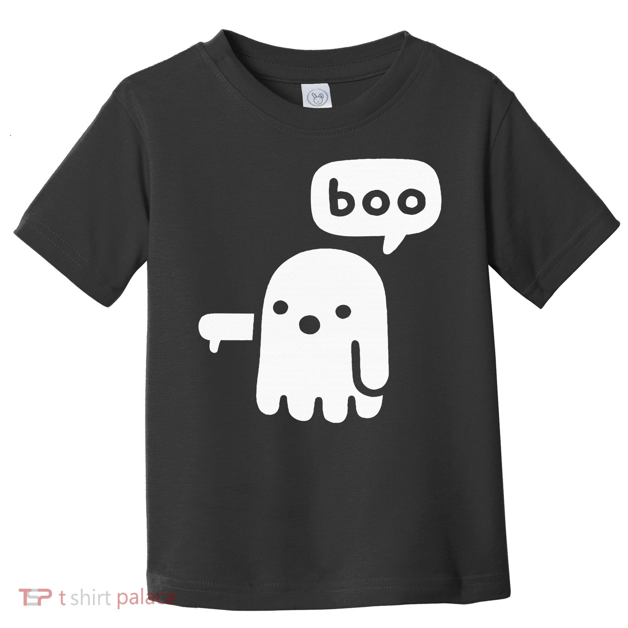 Chunky Ghost Of Disapproval Boo Halloween Toddler T-Shirt