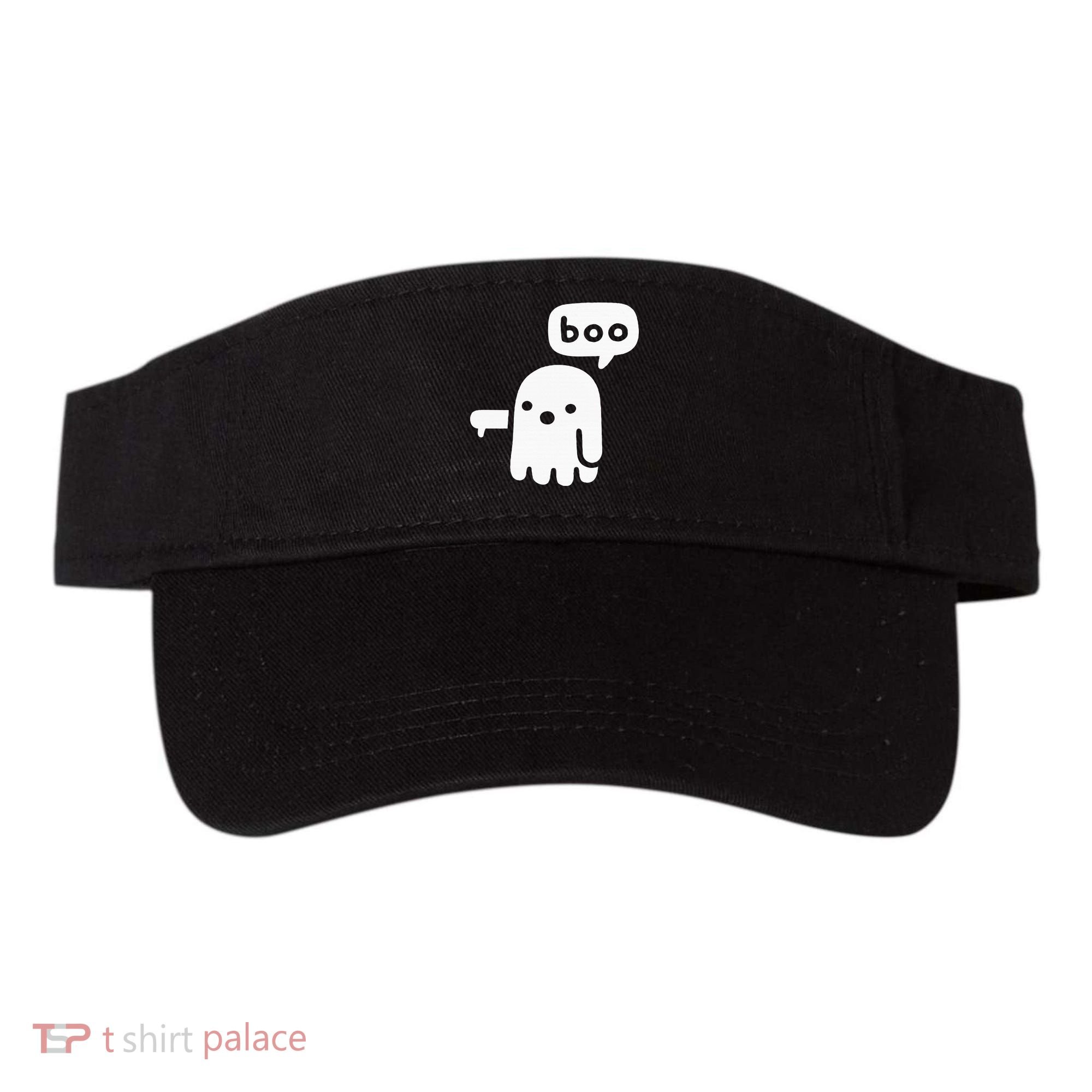 Chunky Ghost Of Disapproval Boo Halloween Visor