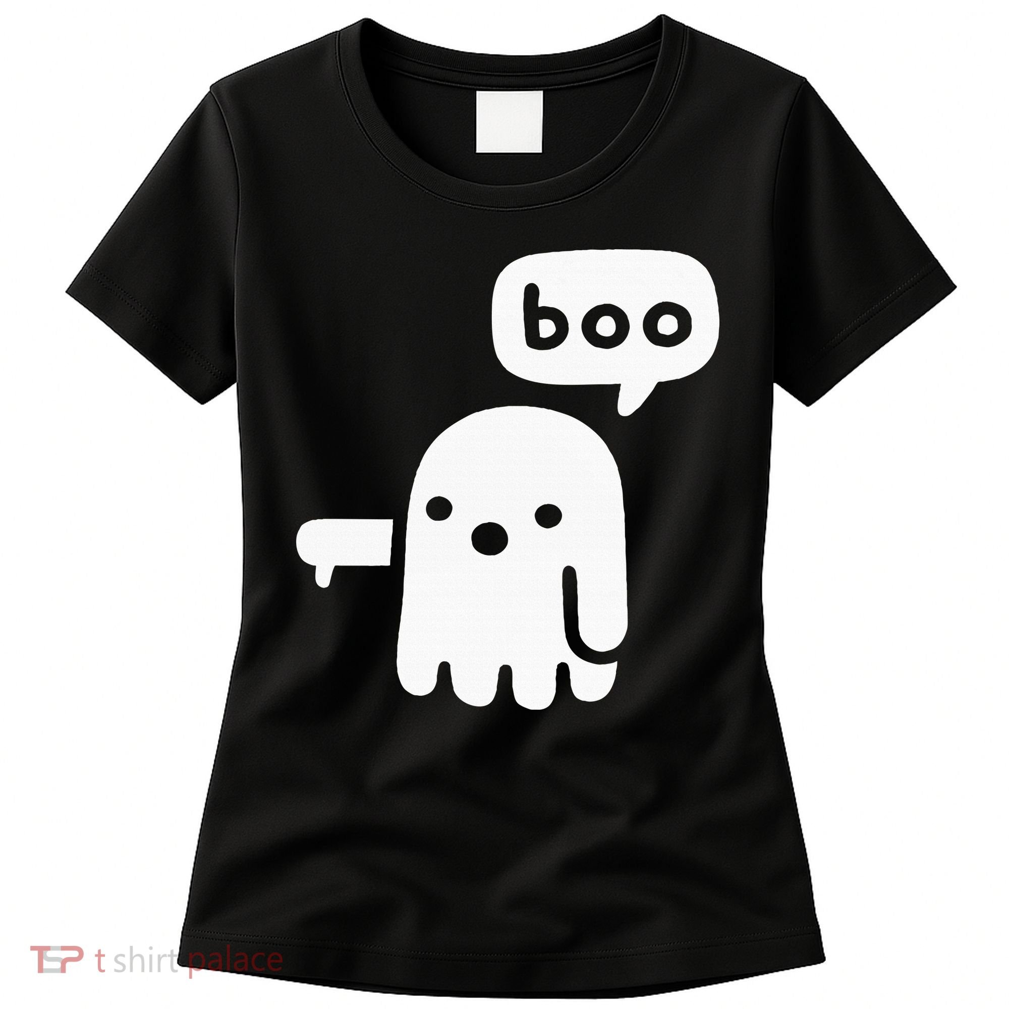 Chunky Ghost Of Disapproval Boo Halloween Women's T-Shirt
