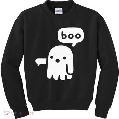 Chunky Ghost Of Disapproval Boo Halloween Kids Sweatshirt
