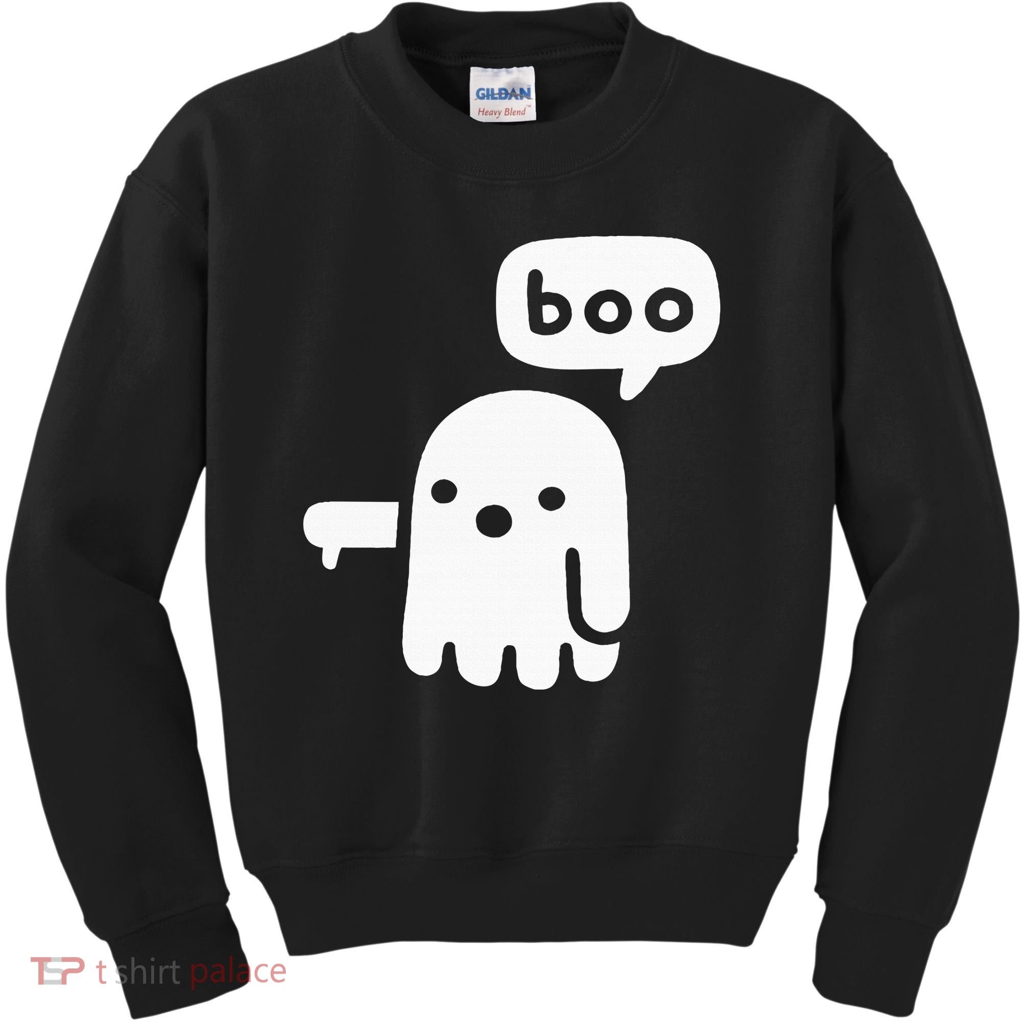 Chunky Ghost Of Disapproval Boo Halloween Kids Sweatshirt