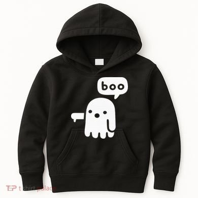 Chunky Ghost Of Disapproval Boo Halloween Kids Hoodie