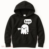Chunky Ghost Of Disapproval Boo Halloween Kids Hoodie thumb 0