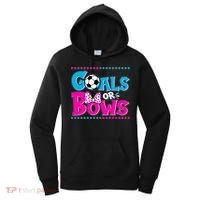 Cute Goals Or Bows Baby Gender Reveal Women's Hoodie thumb 0