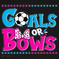 Cute Goals Or Bows Baby Gender Reveal Women's Tank Top thumb 5