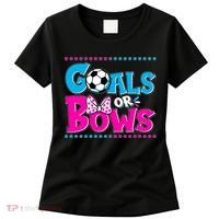 Cute Goals Or Bows Baby Gender Reveal Women's T-Shirt thumb 0
