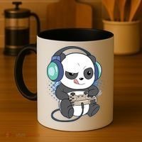 Cute Gaming Panda Video Game Computer Player Videogame PC Coffee Mug thumb 4