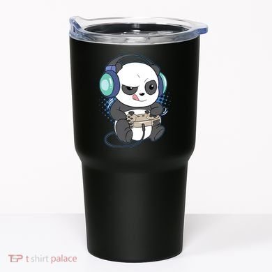 Cute Gaming Panda Video Game Computer Player Videogame PC Tumbler