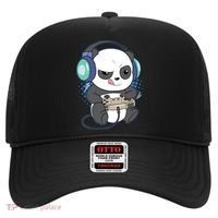 Cute Gaming Panda Video Game Computer Player Videogame PC Hat thumb 0