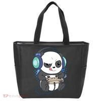 Cute Gaming Panda Video Game Computer Player Videogame PC Tote Bag thumb 0