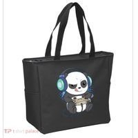 Cute Gaming Panda Video Game Computer Player Videogame PC Tote Bag thumb 2