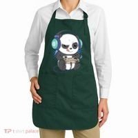 Cute Gaming Panda Video Game Computer Player Videogame PC Apron thumb 2
