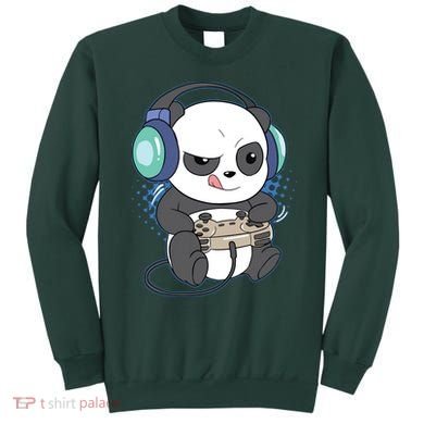 Cute Gaming Panda Video Game Computer Player Videogame PC Sweatshirt