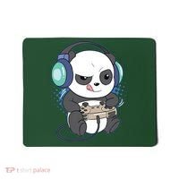 Cute Gaming Panda Video Game Computer Player Videogame PC Mousepad thumb 0
