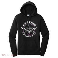 Captain Grandma Pirate Skull Funny Grandma Grandparents Day Gift Women's Hoodie thumb 0