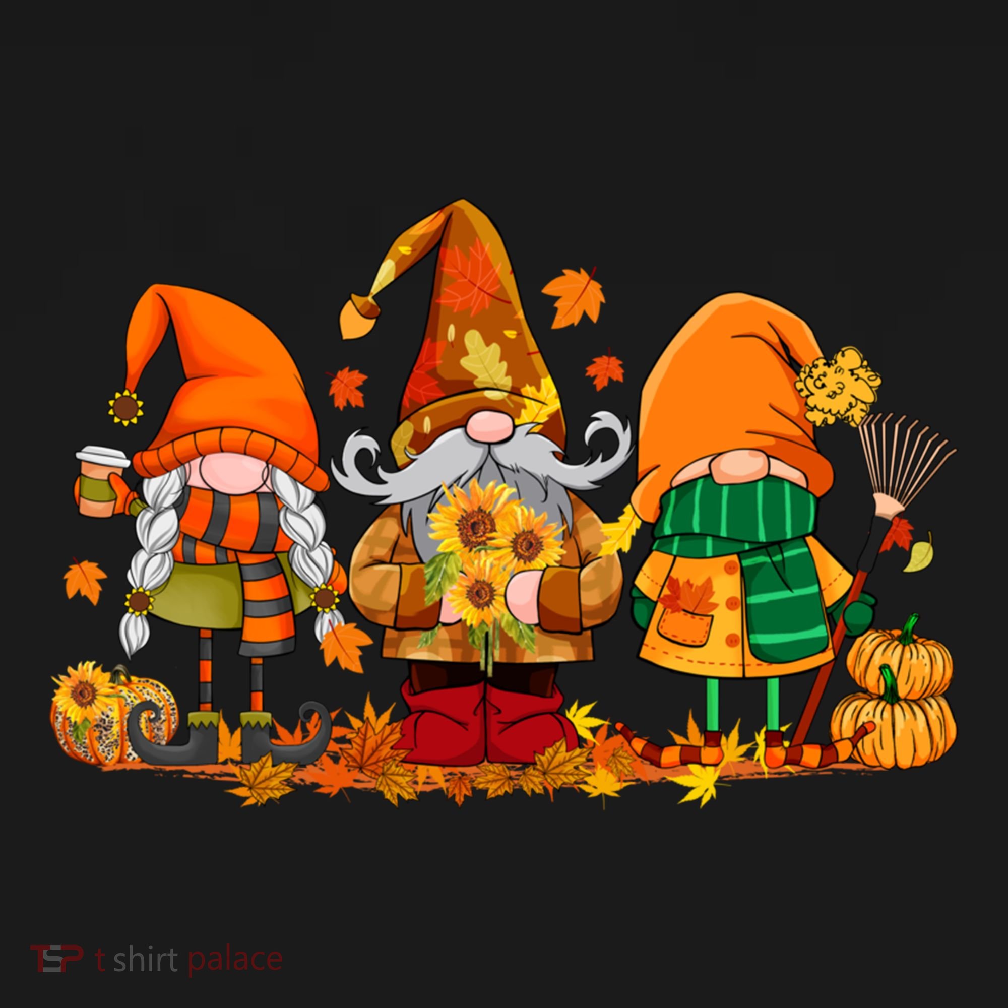 Cute Gnomes Pumpkin Fall Season Autumn Happy Thanksgiving Cute Gift Bucket Hat