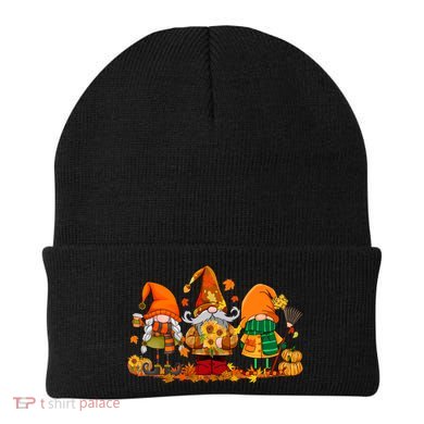 Cute Gnomes Pumpkin Fall Season Autumn Happy Thanksgiving Cute Gift Beanie