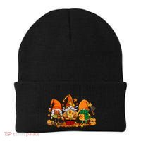 Cute Gnomes Pumpkin Fall Season Autumn Happy Thanksgiving Cute Gift Beanie thumb 0