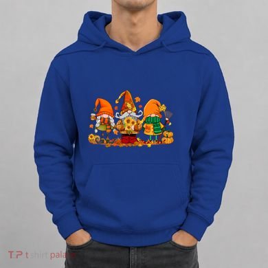 Cute Gnomes Pumpkin Fall Season Autumn Happy Thanksgiving Cute Gift Hoodie