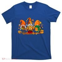 Cute Gnomes Pumpkin Fall Season Autumn Happy Thanksgiving Cute Gift T-Shirt thumb 0