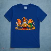 Cute Gnomes Pumpkin Fall Season Autumn Happy Thanksgiving Cute Gift T-Shirt thumb 5