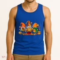 Cute Gnomes Pumpkin Fall Season Autumn Happy Thanksgiving Cute Gift Tank Top thumb 3