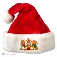 Cute Gnomes Pumpkin Fall Season Autumn Happy Thanksgiving Cute Gift Santa Hat thumb 0