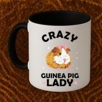 Crazy Guinea Pig Lady Coffee Mug thumb 2