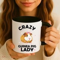 Crazy Guinea Pig Lady Coffee Mug thumb 3