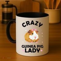 Crazy Guinea Pig Lady Coffee Mug thumb 4