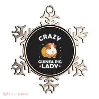 Crazy Guinea Pig Lady Ornament thumb 0
