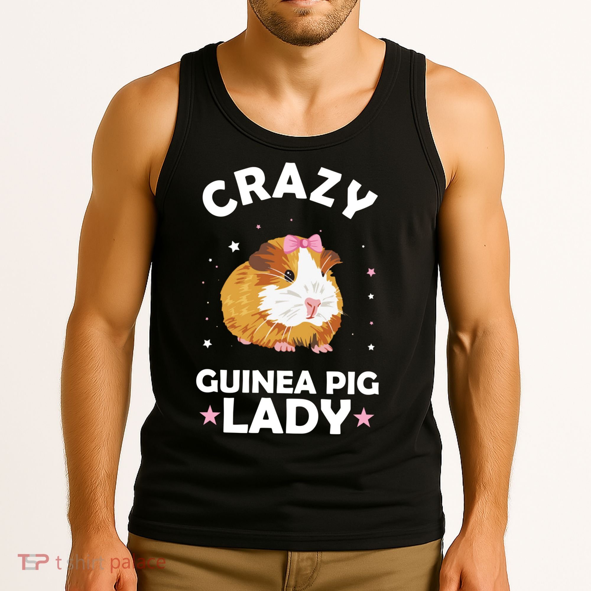Crazy Guinea Pig Lady Tank Top