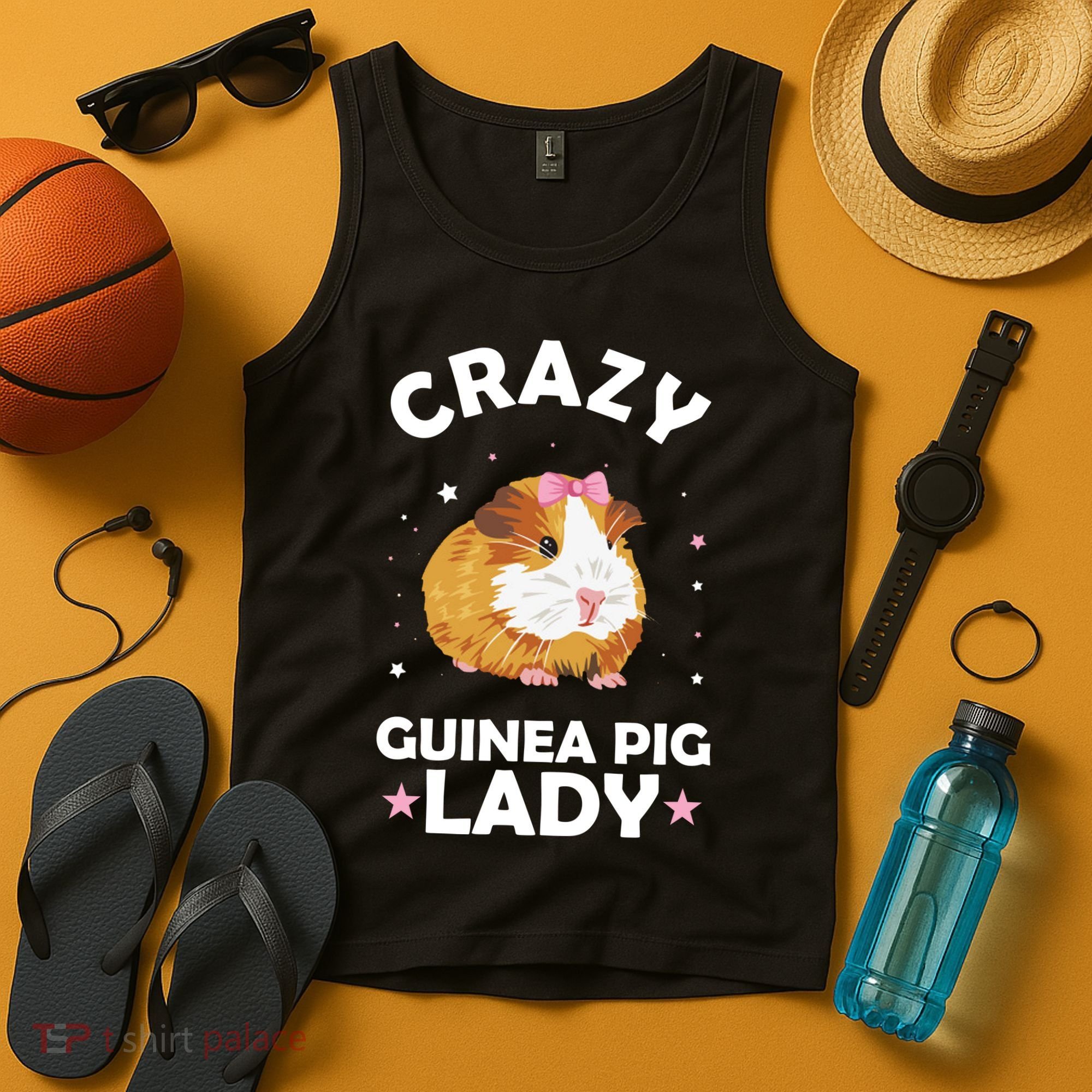 Crazy Guinea Pig Lady Tank Top