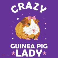 Crazy Guinea Pig Lady Hoodie thumb 2