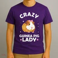 Crazy Guinea Pig Lady T-Shirt thumb 3