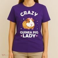 Crazy Guinea Pig Lady T-Shirt thumb 4