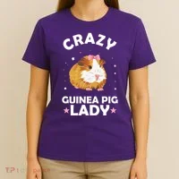 Crazy Guinea Pig Lady T-Shirt thumb 4