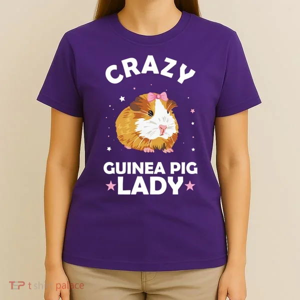 Crazy Guinea Pig Lady T-Shirt