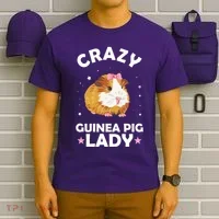 Crazy Guinea Pig Lady T-Shirt thumb 6