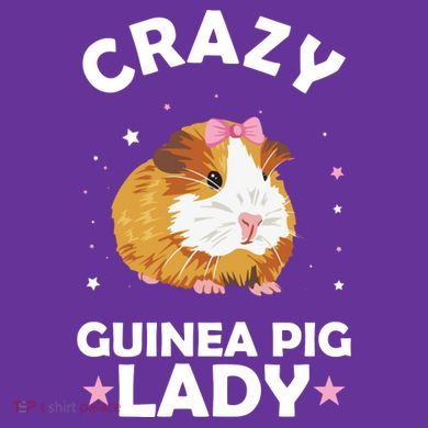 Crazy Guinea Pig Lady T-Shirt