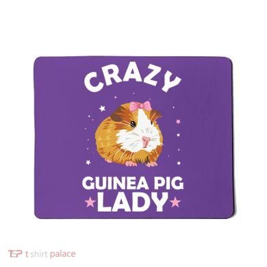 Crazy Guinea Pig Lady Mousepad