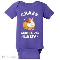 Crazy Guinea Pig Lady Baby Bodysuit thumb 0