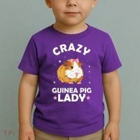 Crazy Guinea Pig Lady Toddler T-Shirt thumb 2