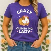 Crazy Guinea Pig Lady Women's T-Shirt thumb 2