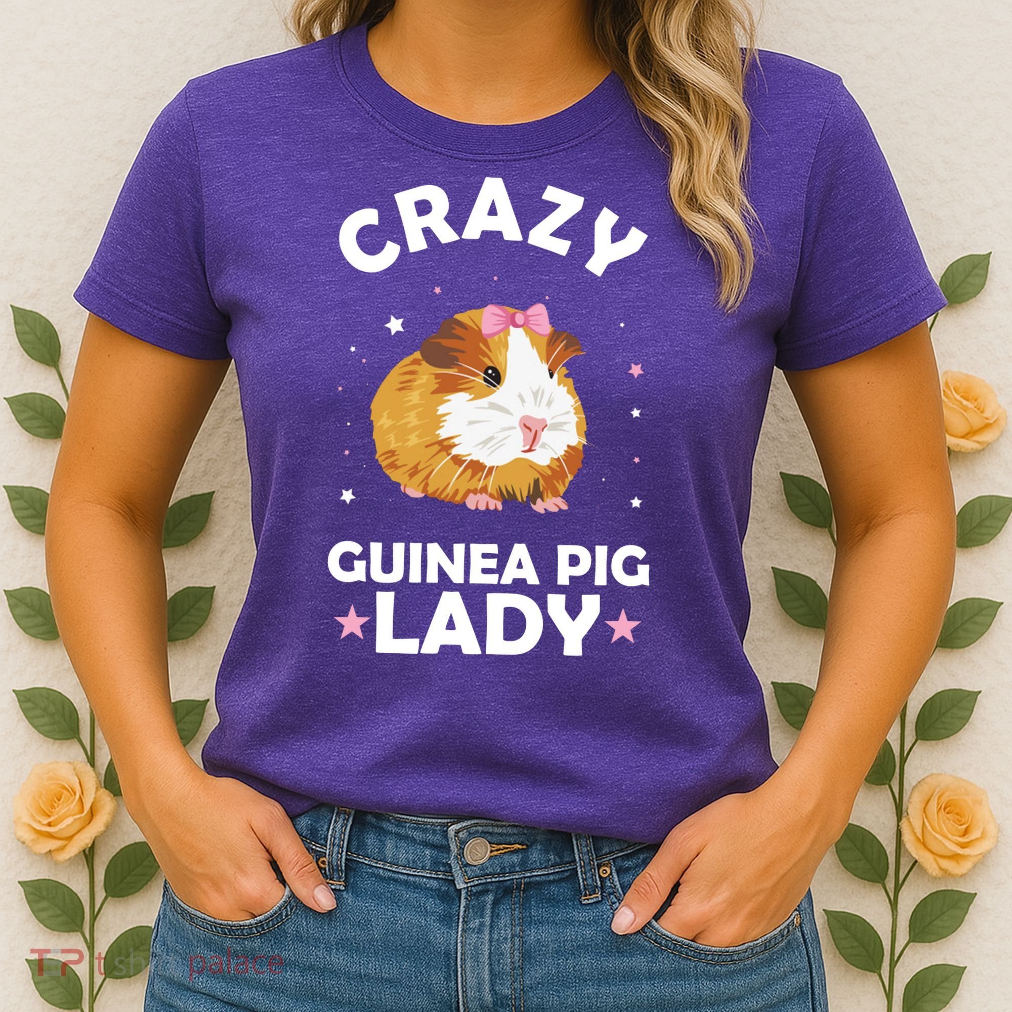 Crazy Guinea Pig Lady Women's T-Shirt