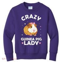 Crazy Guinea Pig Lady Kids Sweatshirt thumb 0